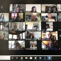A zoom meeting with the member libraries in our system.